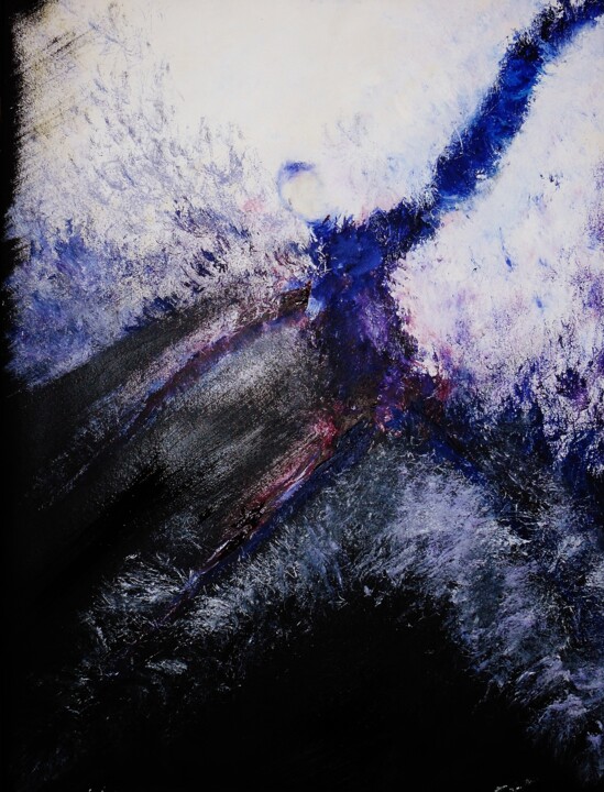 Painting titled "galaxi" by Francisco Mendes, Original Artwork