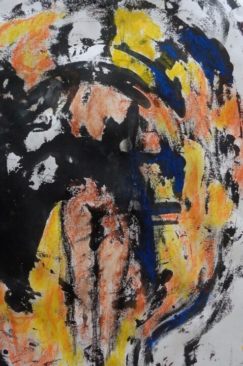Картина под названием "aenigma" - Francisco Mendes, Подлинное произведение искусства, Чернила