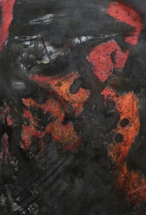 Pintura titulada "l'armure" por Francisco Mendes, Obra de arte original, Tinta