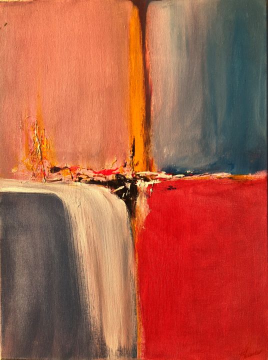 Pintura titulada "Waterfall" por Francisco Plasencia, Obra de arte original, Acrílico