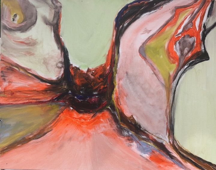 Pintura titulada "Turkish bath" por Francisco Plasencia, Obra de arte original, Acrílico