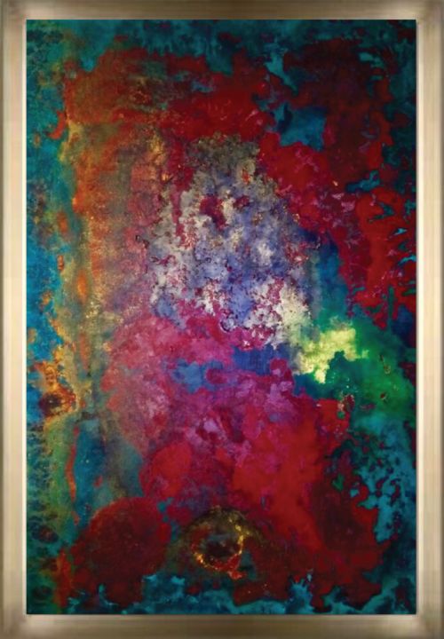 Painting titled "Pigmento" by Francisco Diazart, Original Artwork, Other