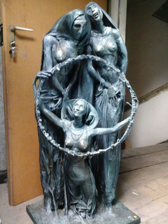 Sculpture titled "Dialogue de Carméli…" by Francis Farmer, Original Artwork