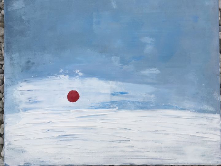 Point Rouge Jpg Painting By Franck Deboffe Artmajeur