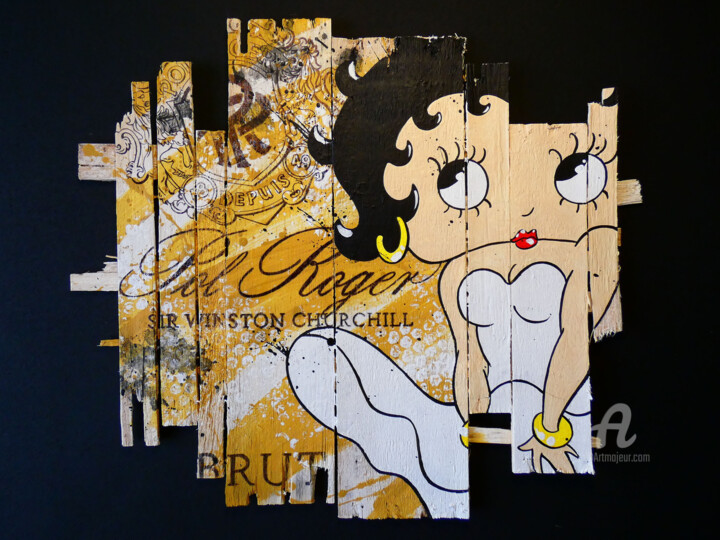 Pintura titulada "Betty Roger" por Franck Neuville, Obra de arte original, Acrílico