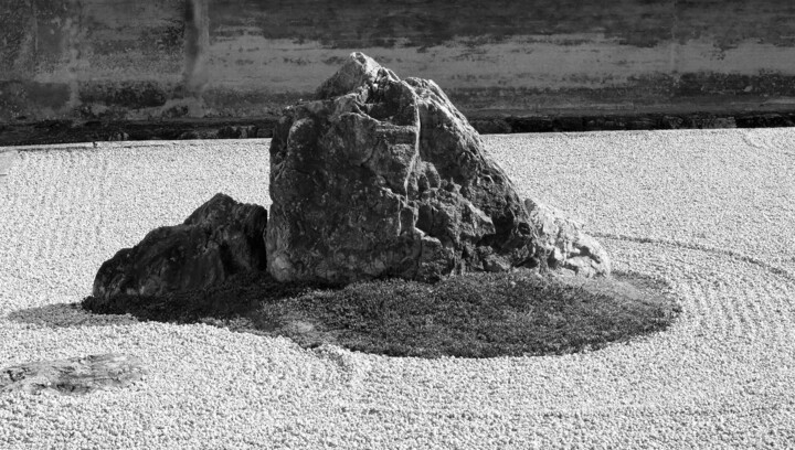 Photographie intitulée "Japon jardin zen" par Franck Sanz, Œuvre d'art originale, Photographie non manipulée