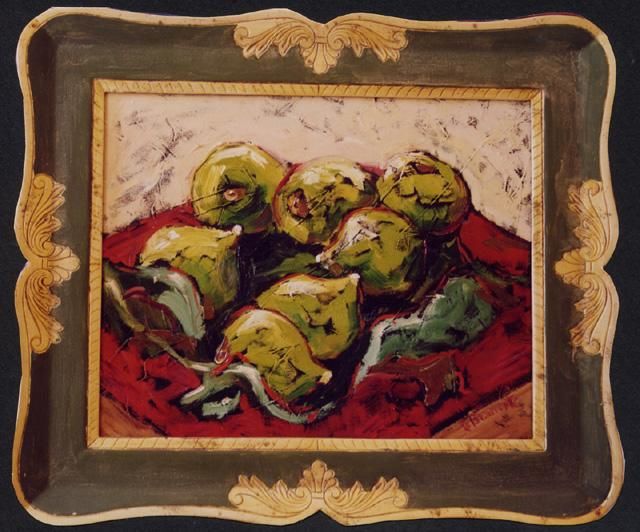 Pittura intitolato "Natura Morta Con Fi…" da Franco Bracciante, Opera d'arte originale