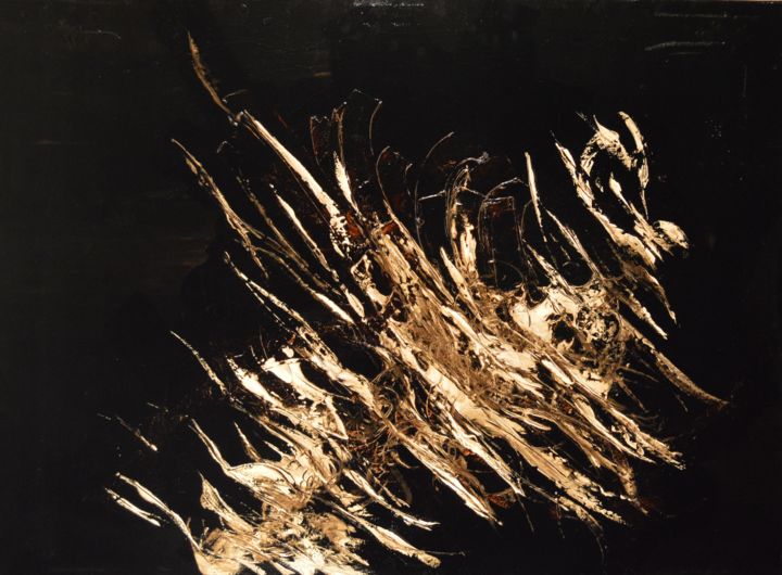 Peinture intitulée "Ymir" par François Benoit-Lison, Œuvre d'art originale, Autre