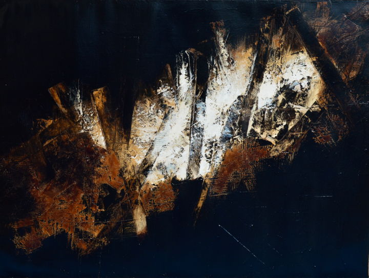 Painting titled "Clair obscur" by François Benoit-Lison, Original Artwork, Other