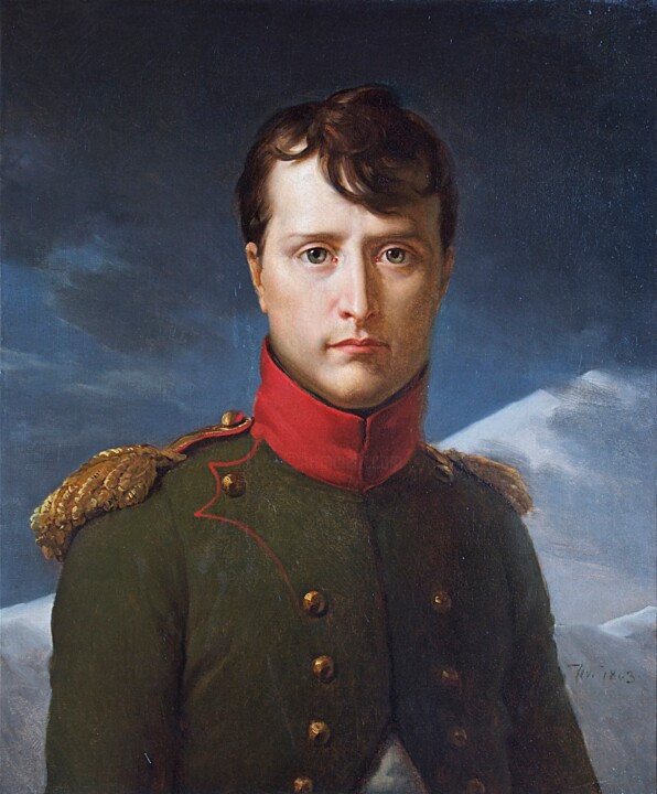 Pintura intitulada "Napoléon Bonaparte…" por François Gérard, Obras de arte originais, Óleo