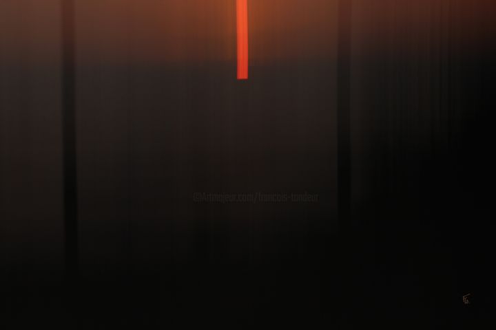 Fotografia intitulada "Sunset up" por François Tondeur, Obras de arte originais