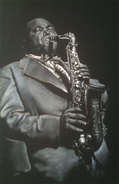 Disegno intitolato "Jazzman2" da François Dumoulin, Opera d'arte originale, Altro