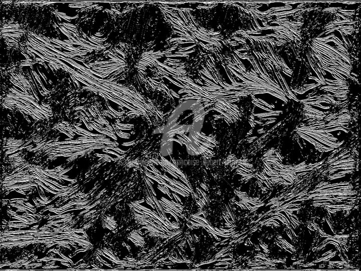 Arte digital titulada "Pourquoi le noir et…" por Françoise Aubert-Moreau, Obra de arte original, Trabajo Digital 2D