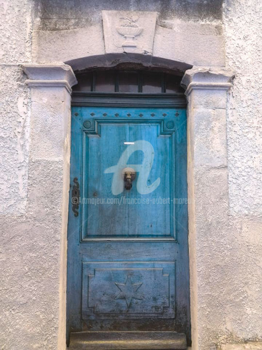 Fotografía titulada "La porte de Marthe2" por Françoise Aubert-Moreau, Obra de arte original, Fotografía manipulada