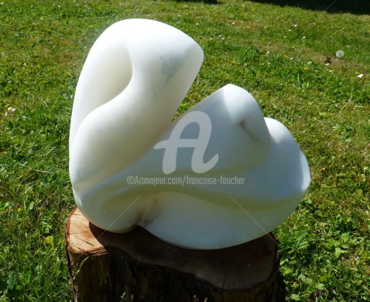 Sculpture titled "sculpture-le-signe.…" by Cédo, Original Artwork, Stone