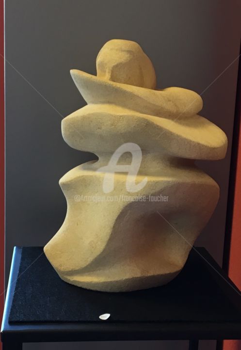雕塑 标题为“Torbellino ou Hiver” 由Cédo, 原创艺术品, 石