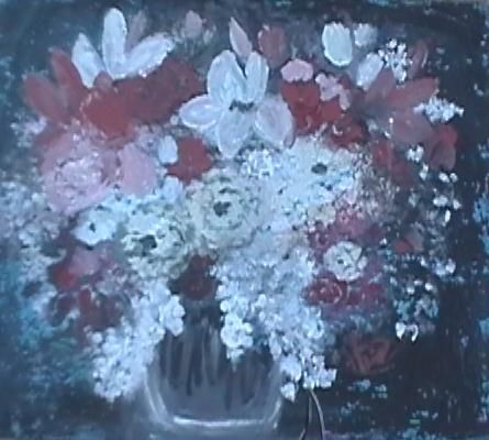 Peinture intitulée "Bouquet" par Françoise Rischmann, Œuvre d'art originale