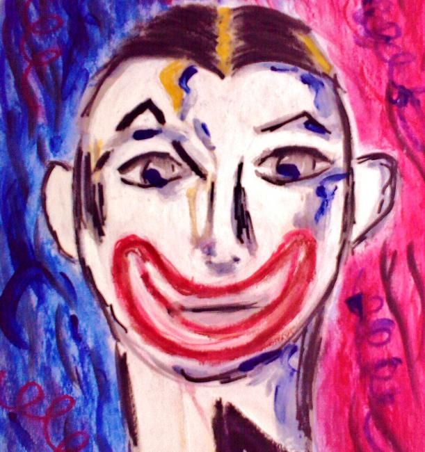 Peinture intitulée "Moi !" par Framboise, Œuvre d'art originale, Huile