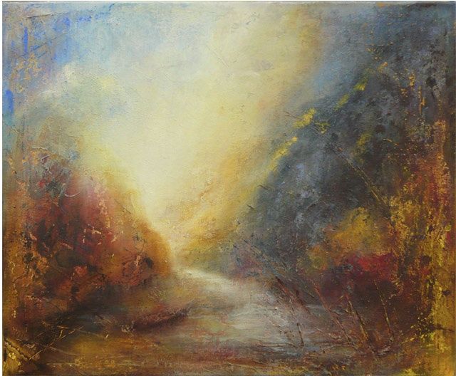 Peinture intitulée "Le Passage 14" par Françoise Veillon, Œuvre d'art originale, Acrylique