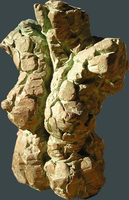 Sculpture intitulée "torse valentine" par François Tamalet, Œuvre d'art originale