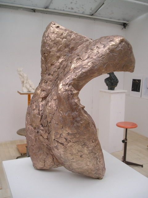 Sculpture titled "empreinte étreinte" by François Tamalet, Original Artwork