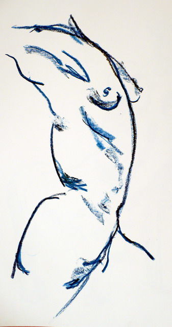 Drawing titled "Hélene" by François Tamalet, Original Artwork