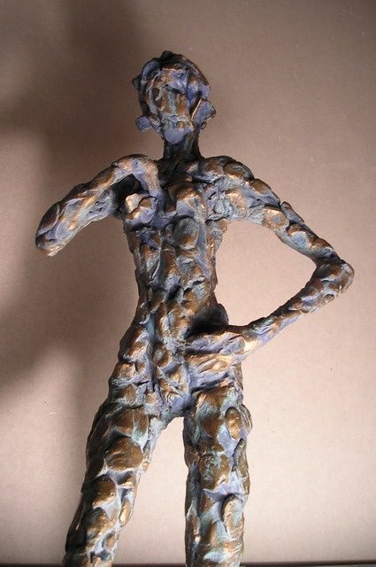 Sculpture intitulée "M Lou Bleue" par François Tamalet, Œuvre d'art originale