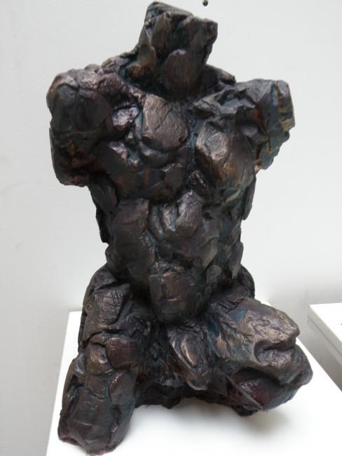 雕塑 标题为“torse d'homme” 由François Tamalet, 原创艺术品, 油