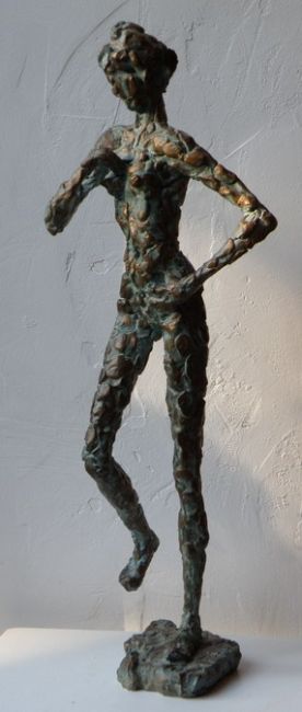 Sculpture intitulée "M_LOU_patine_Verte_…" par François Tamalet, Œuvre d'art originale