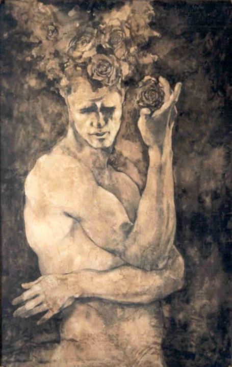 Painting titled "franko" by Franco Marras, Original Artwork