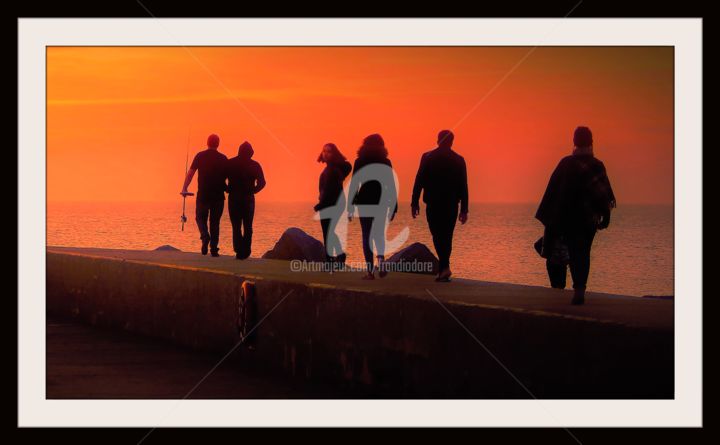 Fotografia intitulada "Ballade sur le port…" por Frandiodore, Obras de arte originais, Fotografia digital