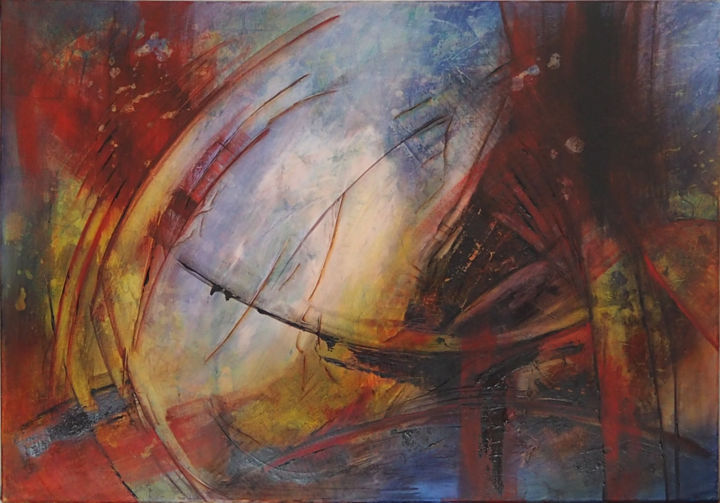 Painting titled "ARCS" by Frank Marchand, Original Artwork, Other