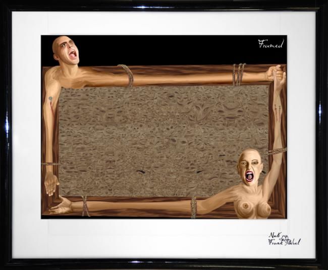 Digital Arts titled "Framed" by Frank Siebel, Original Artwork, Digital Painting