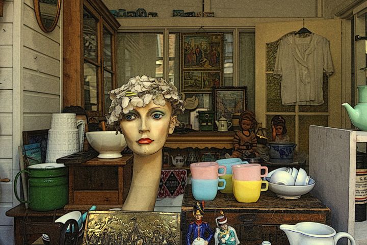 Digital Arts με τίτλο "she.jpg" από Frank Sitsen, Αυθεντικά έργα τέχνης
