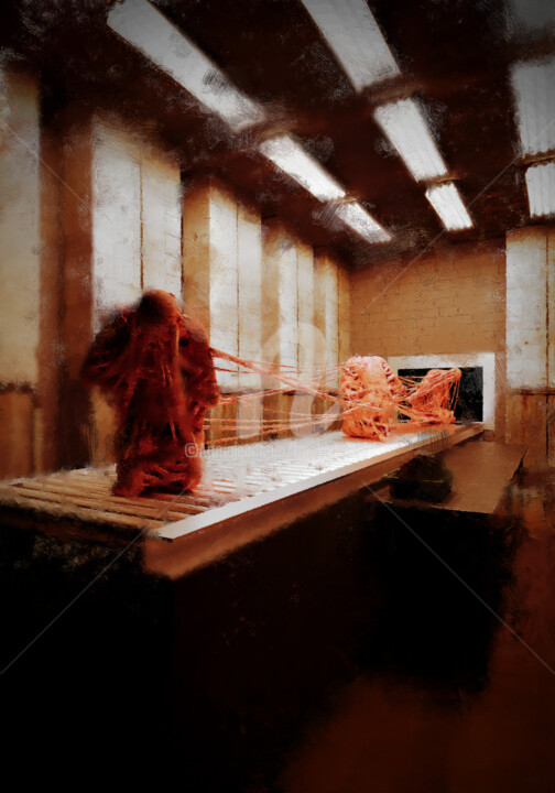 Digital Arts titled "El Puente" by Francisco Tabakman (Frankly Tired), Original Artwork, 2D Digital Work