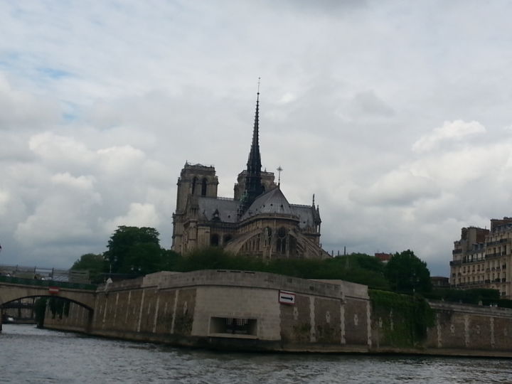 Fotografia zatytułowany „Notre-Dame de Paris…” autorstwa Smiljana Frankovic - Karaman, Oryginalna praca, Fotografia cyfrowa