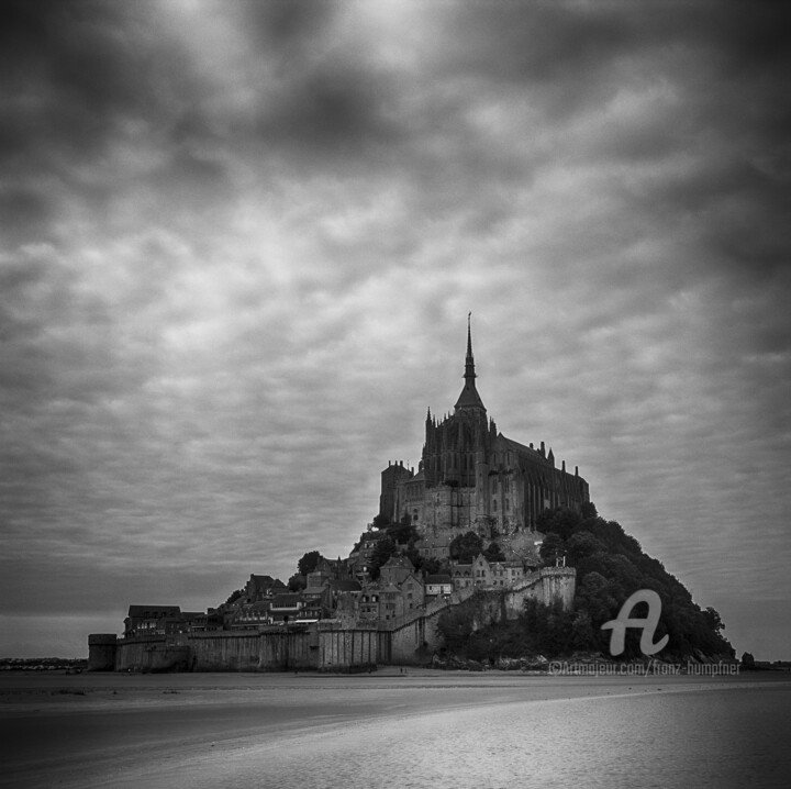 Photography titled "Mont Saint Michel 09" by Franz Hümpfner, Original Artwork, Analog photography