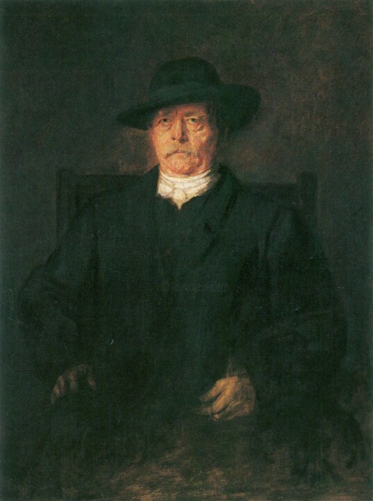 제목이 "Portrait d’Otto von…"인 미술작품 Franz Von Lenbach로, 원작, 기름