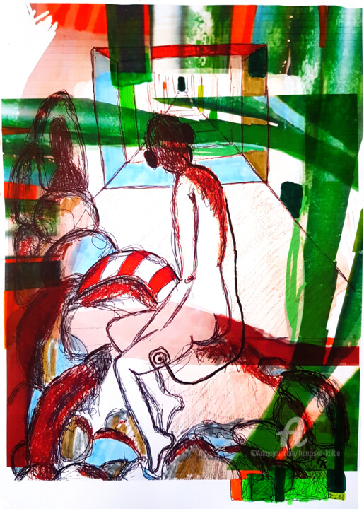 Pintura titulada "21/11/23" por Franziska Kolbe, Obra de arte original, Collages