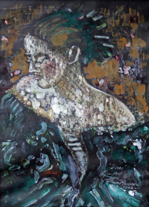 Painting titled "Susan" by Fraser Maciver (1960 - 2019), Original Artwork, Oil