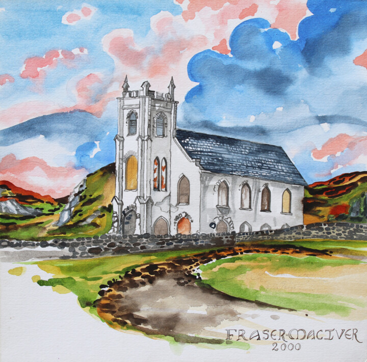 Painting titled "Islay Suite - Kilch…" by Fraser Maciver (1960 - 2019), Original Artwork, Watercolor