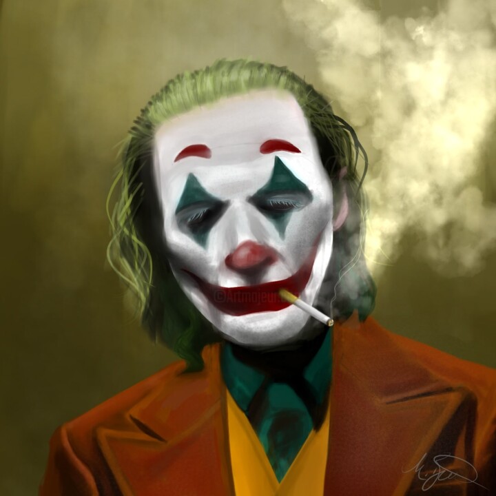 Arts numériques intitulée "Joker" par Freakattack69arts Boesch, Œuvre d'art originale, Peinture numérique