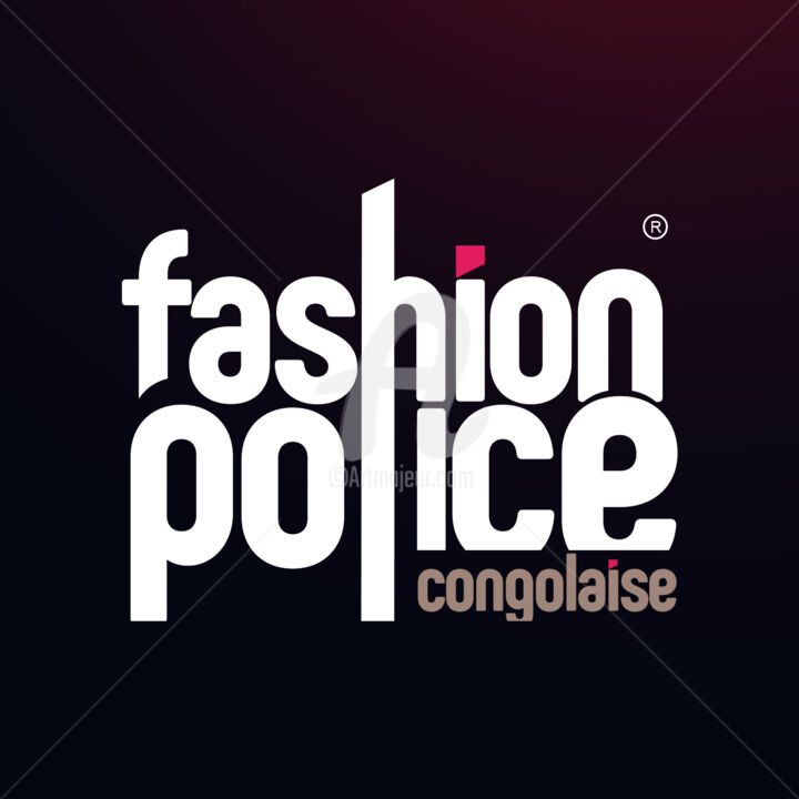 Digital Arts με τίτλο "Logo fashion police…" από Frebeny Kizeka, Αυθεντικά έργα τέχνης