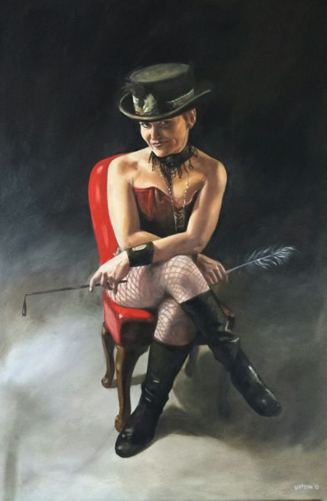 Painting titled "Let's Make A Deal" by Fred Whitson, Original Art, Oil