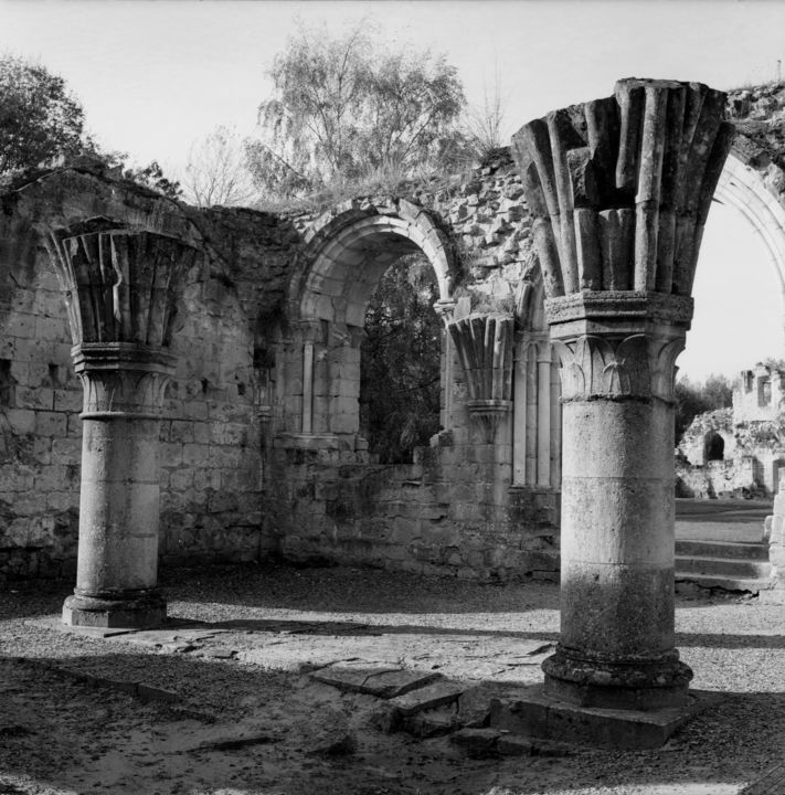 Photographie intitulée "ruines" par Frédéric Duchesnay, Œuvre d'art originale, Photographie argentique