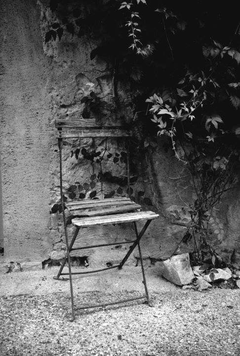Photography titled "Chaise" by Frédéric Duchesnay, Original Artwork, Analog photography