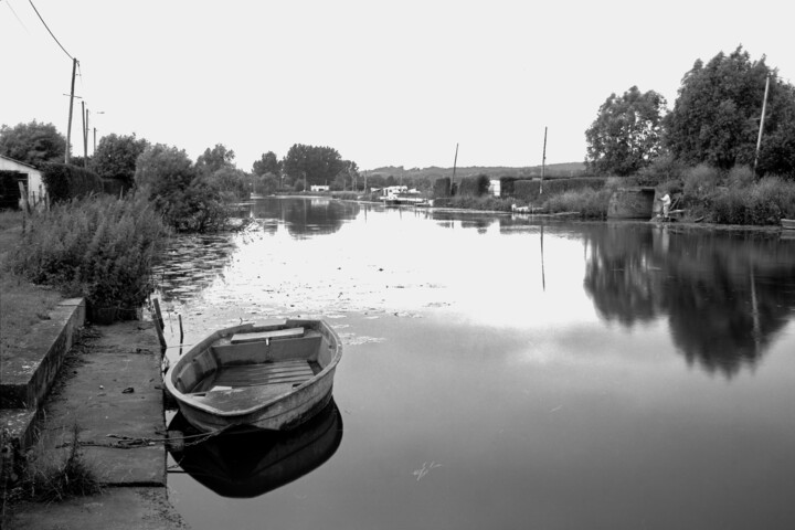 Fotografía titulada "Grand canal" por Frédéric Duchesnay, Obra de arte original, Fotografía analógica