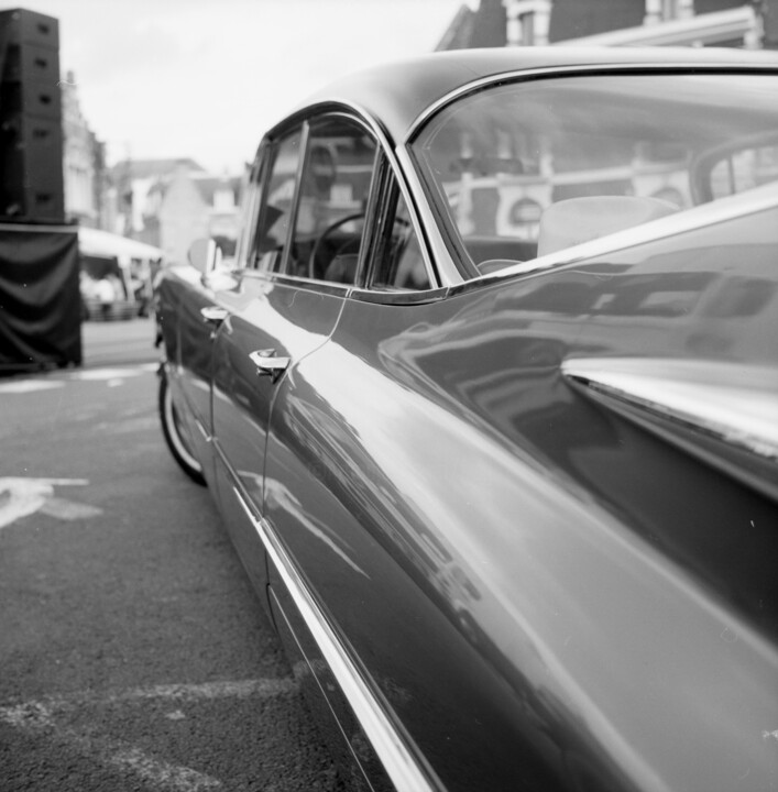 Photography titled "cadillac" by Frédéric Duchesnay, Original Artwork, Analog photography