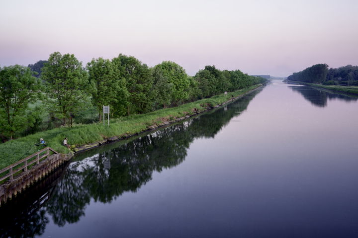 Fotografia zatytułowany „Le grand canal” autorstwa Frédéric Duchesnay, Oryginalna praca, Fotografia filmowa