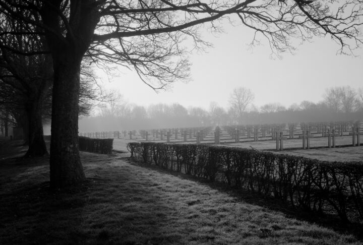 Photography titled "Lorette dans la bru…" by Frédéric Duchesnay, Original Artwork, Analog photography